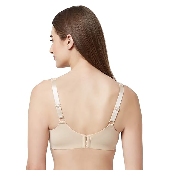 SOIE Women’s Support Bra – Full Coverage, Wired, Non-Padded Comfort